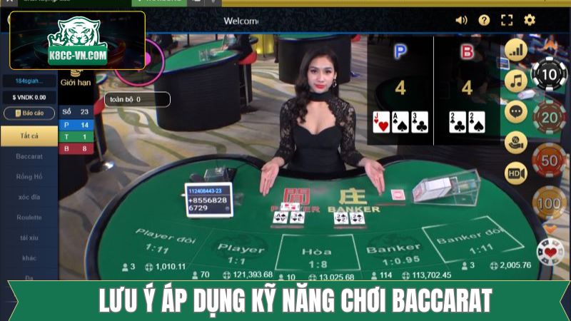 Nội dung cần lưu ý để giành chiến thắng trong baccarat